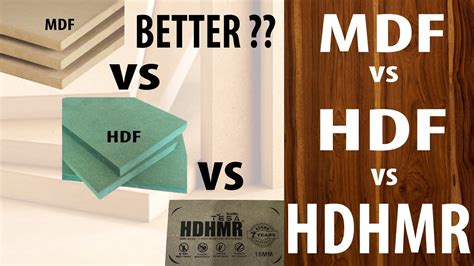 MDF vs HDHMR: Difference and Comparison.
